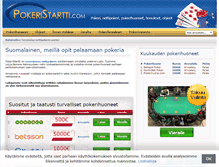 Tablet Screenshot of pokeristartti.com